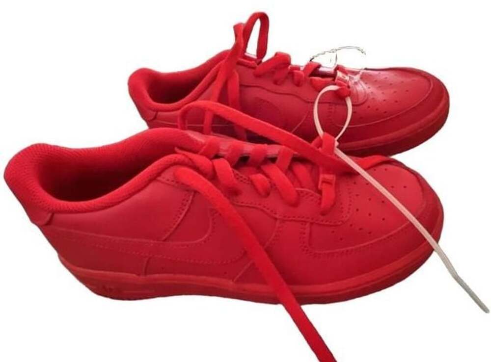 Nike Air Force 1 Low Boys Size 6Y Red Triple Red Sneakers